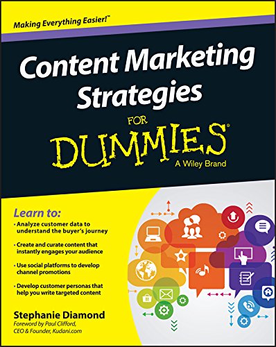Content Marketing Strategies For Dummies 1st Diamond Stephanie