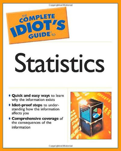 The Complete Idiots Guide To Statistics Donnelly Jr Robert A