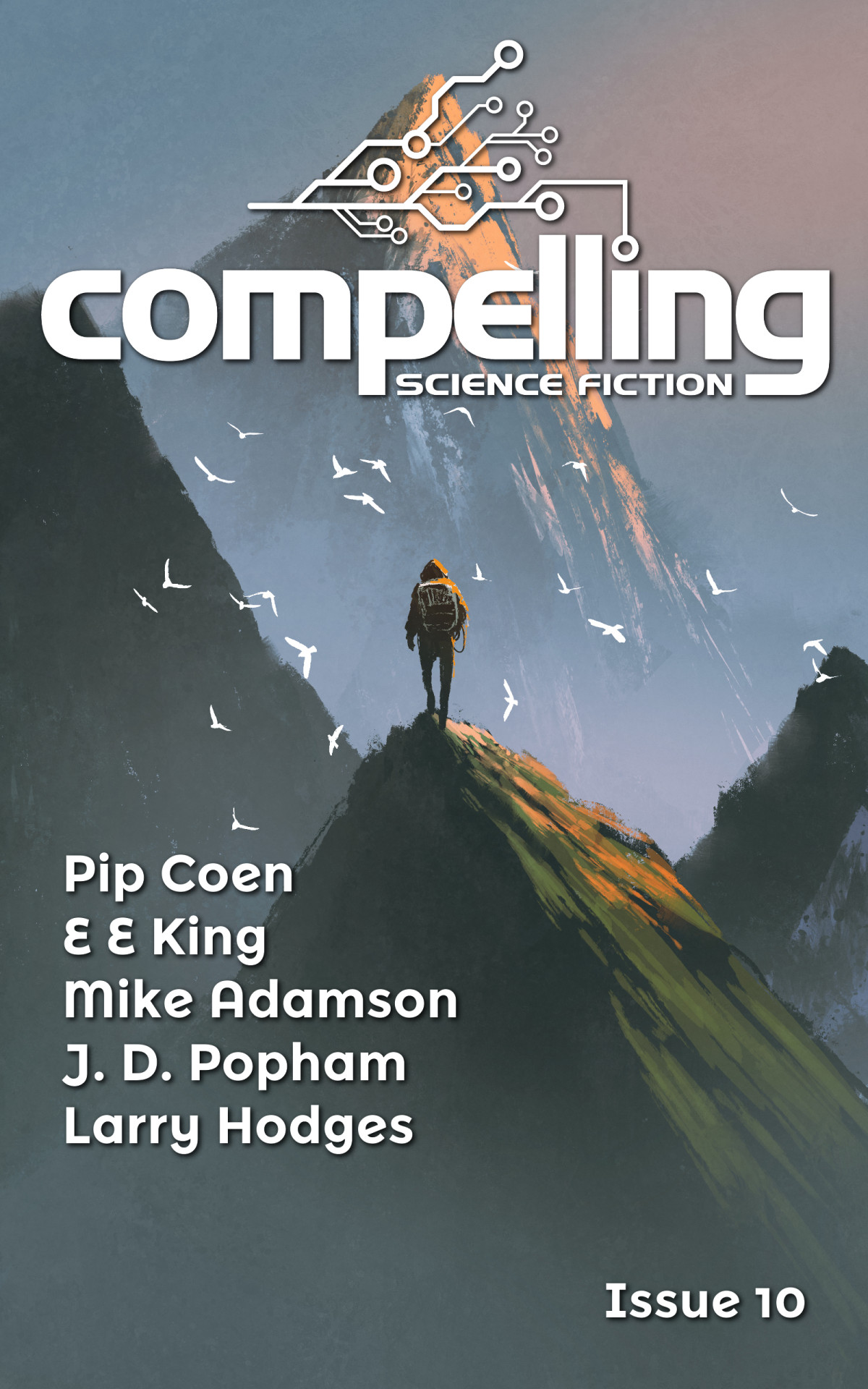 Compelling Science Fiction Issue 10 Joe Stech Pip Coen E E King Mike Adamson J D Popham Larry Hodges