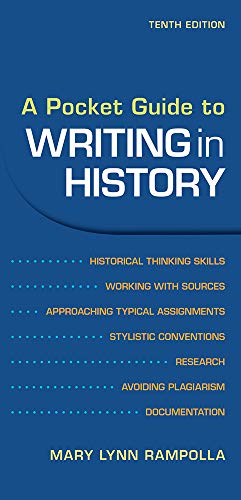 A Pocket Guide To Writing In History Tenth Mary Lynn Rampolla