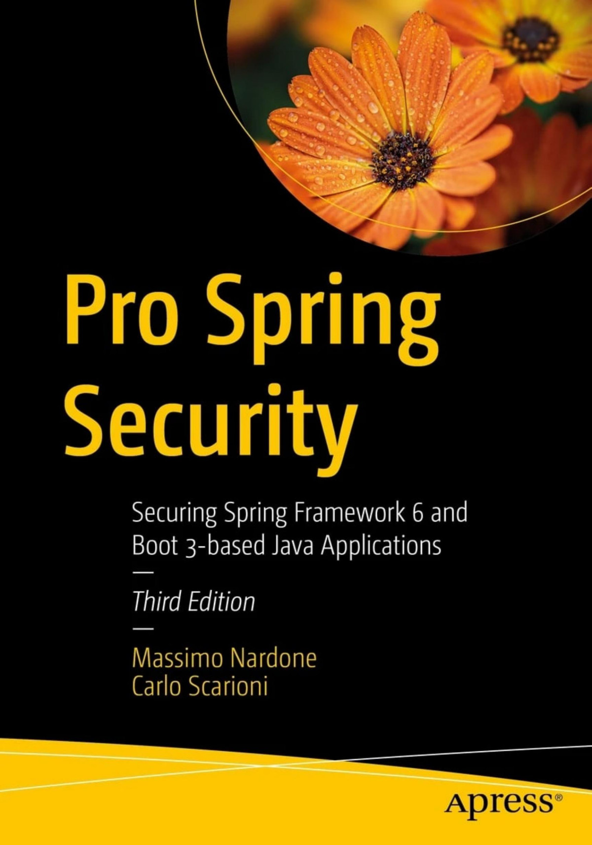 Pro Spring Security Securing Spring Framework 6 And Boot 3based Java Applications Third Edition 3rd Edition Massimonardone