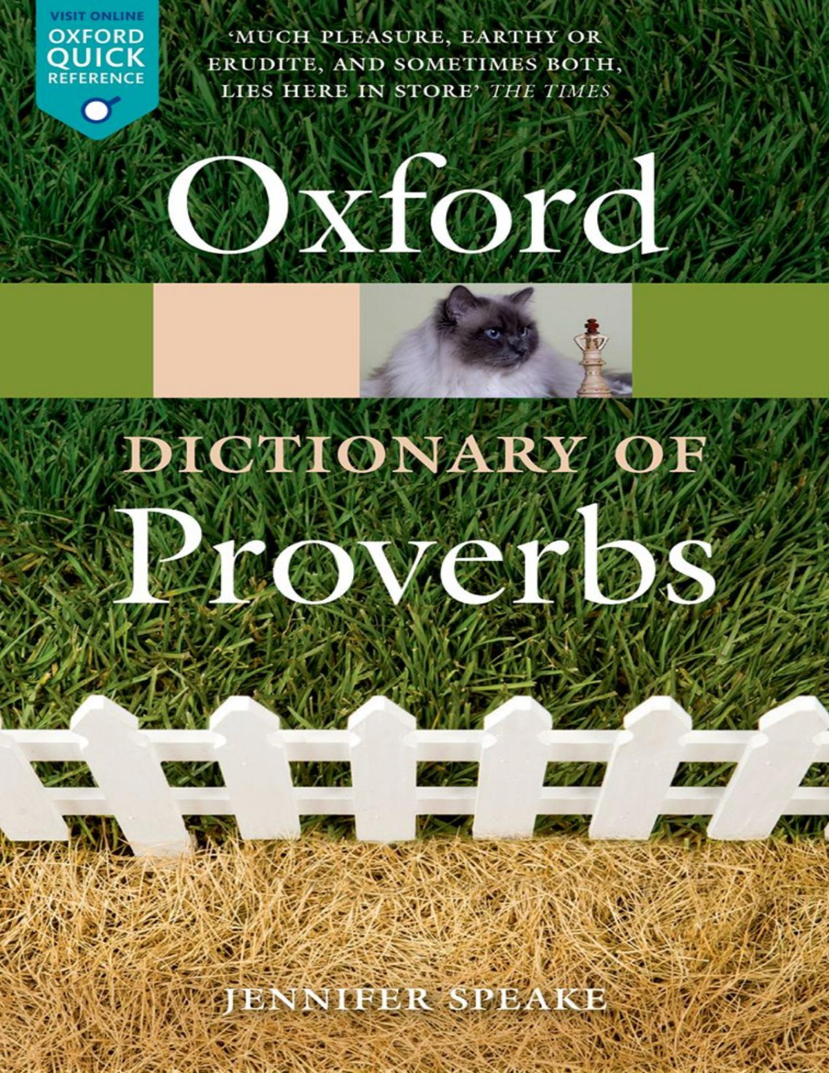 Oxford Dictionary Of Proverbs Jennifer Speake