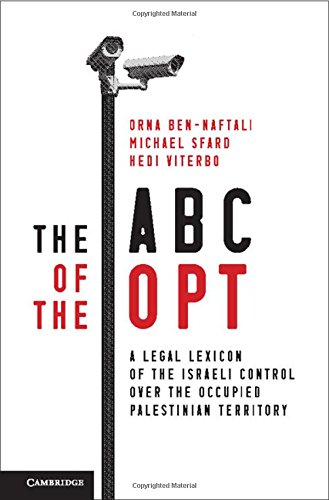 The Abc Of The Opt A Legal Lexicon Of The Israeli Control Over The Occupied Palestinian Territory Bennaftali