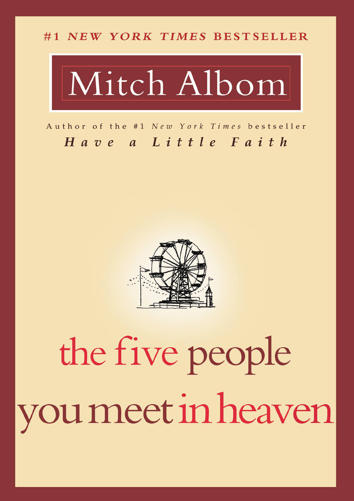 The Five People You Meet In Heaven 1st Edition Albom Mitch
