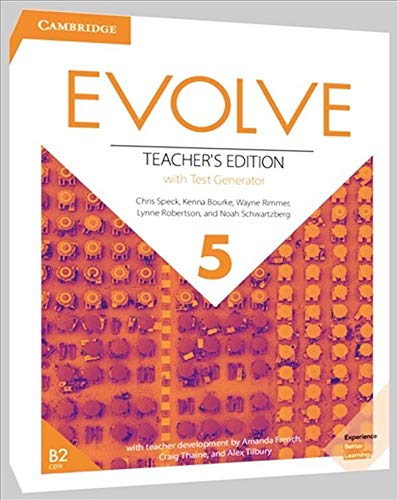 Evolve Level 5 Teachers Edition With Test Generator Teachers Guide Speck