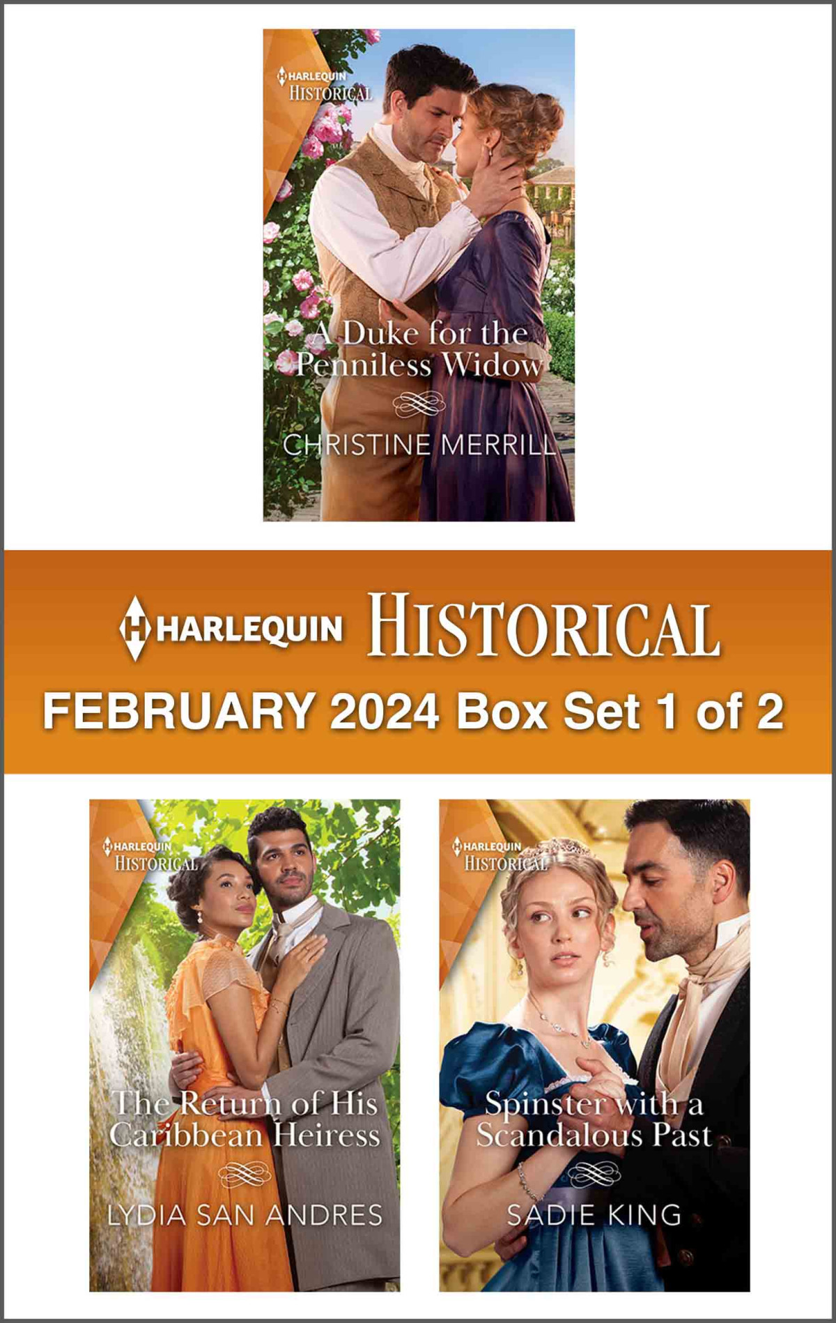 Harlequin Historical February 2024box Set 1 Of 2 Christine Merrill