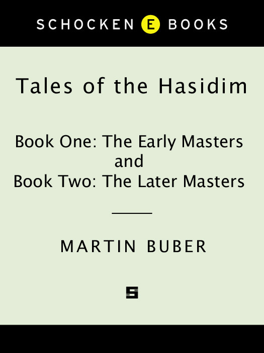 Tales Of The Hasidim Martin Buber