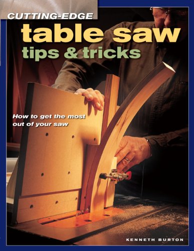 Cuttingedge Table Saw Tips Tricks First Edition Burton Kenneth
