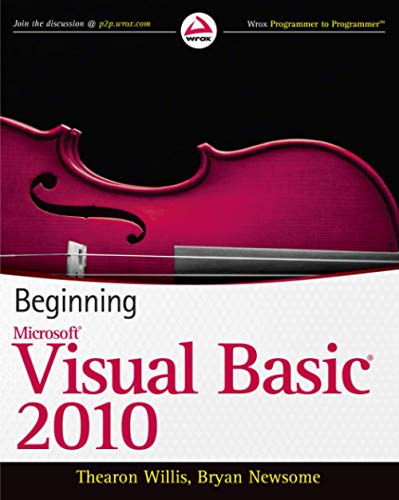 Beginning Visual Basic 2010 1st Edition Willis Thearon Newsome
