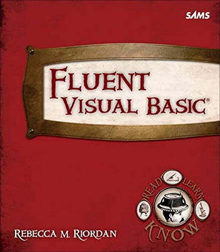 Fluent Visual Basic 1st Edition Riordan Rebecca M