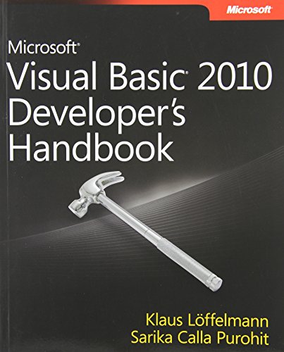 Microsoft Visual Basic 2010 Developers Handbook 1st Edition Klaus Lffelmann