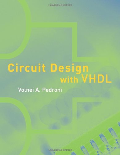 Circuit Design With Vhdl 1st Edition Pedroni Volnei A