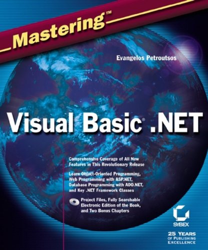 Mastering Visual Basic Net 1st Edition Petroutsos Evangelos