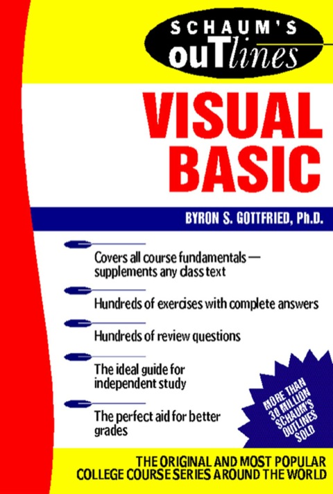 Schaums Outline Of Visual Basic 1st Edition Gottfried Byron