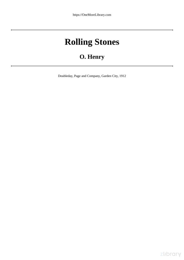 Rolling Stones O Henry