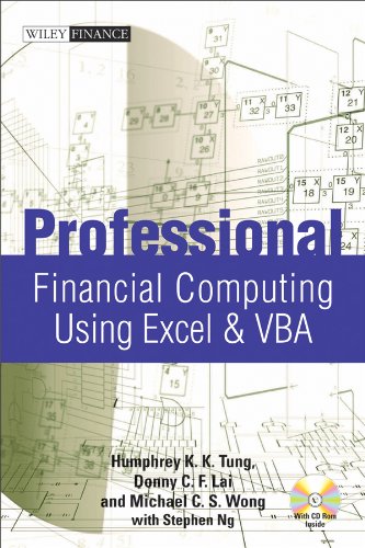 Professional Financial Computing Using Excel And Vba 1st Edition Lai