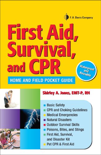 First Aid Survival And Cpr Home And Field Pocket Guide First Edition Shirley A Jones