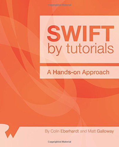 Swift By Tutorials A Handson Approach Eberhardt Colin Galloway