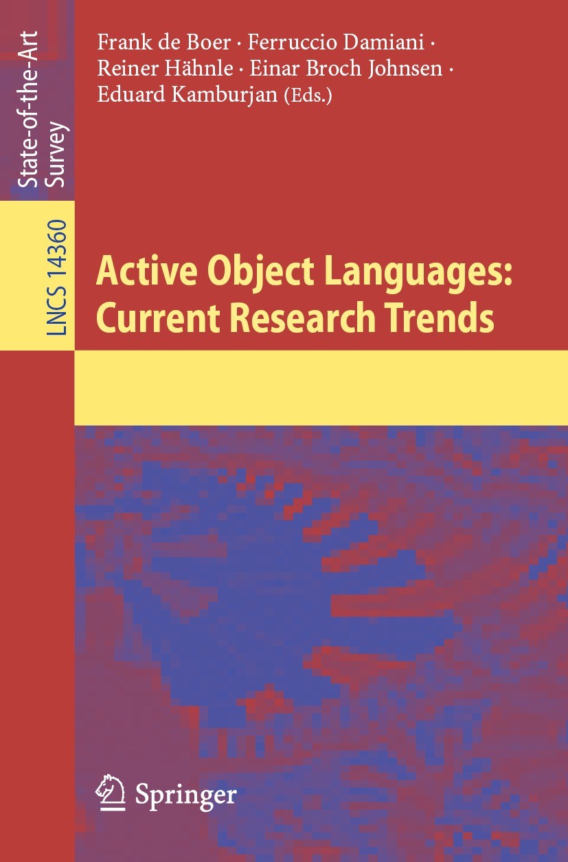 Active Object Languages Current Research Trends 1st Edition Frank De Boer