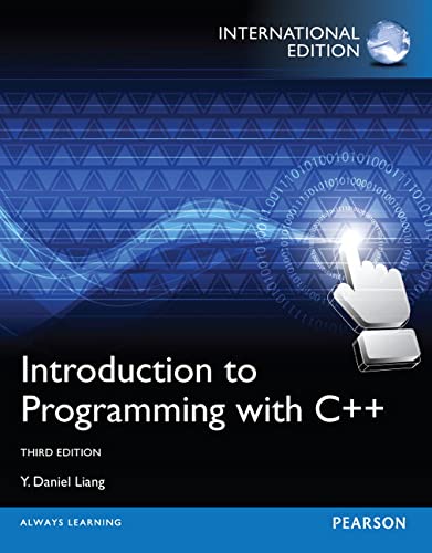 Introduction To Programming With C 3rd International Edition 3rd Y Daniel Liang