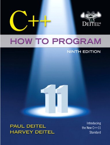 C How To Program 9e 9th Paul Deitel Harvey Deitel