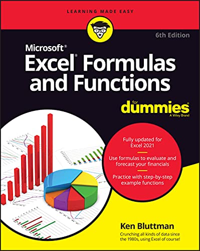 Excel Formulas Functions For Dummies For Dummies Computertech 3rd Edition Bluttman