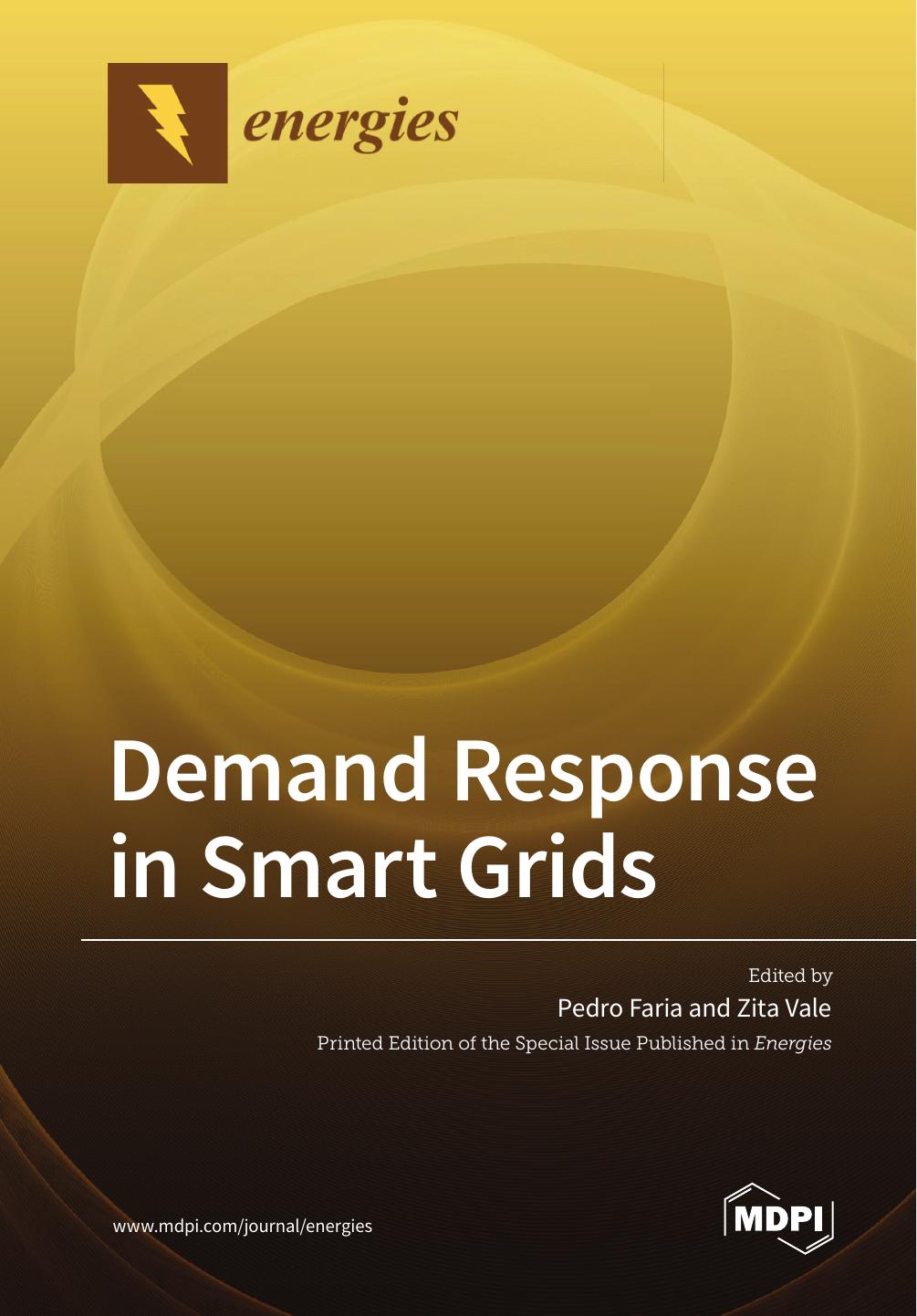 Demand Response In Smart Grids Pedro Faria Zita Vale