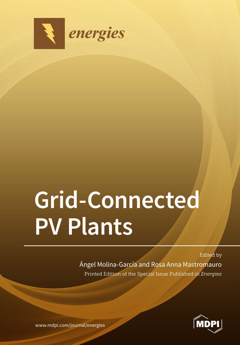 Gridconnected Pv Plants Ngel Molinagarca Rosa Anna Mastromauro