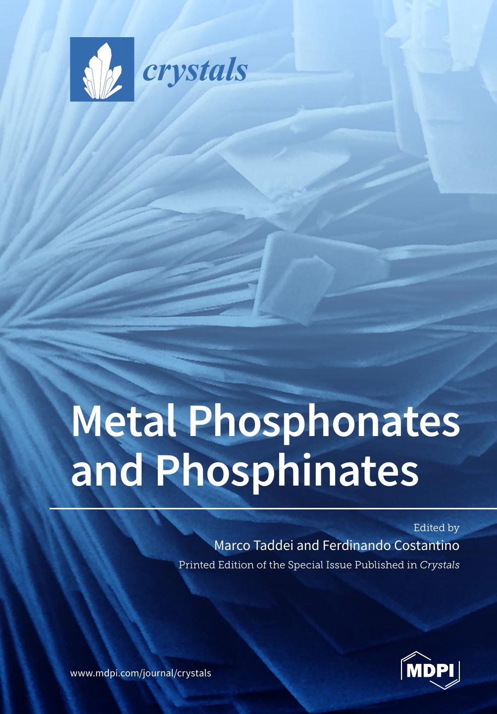 Metal Phosphonates And Phosphinates Ferdinando Costantino Marco Taddei