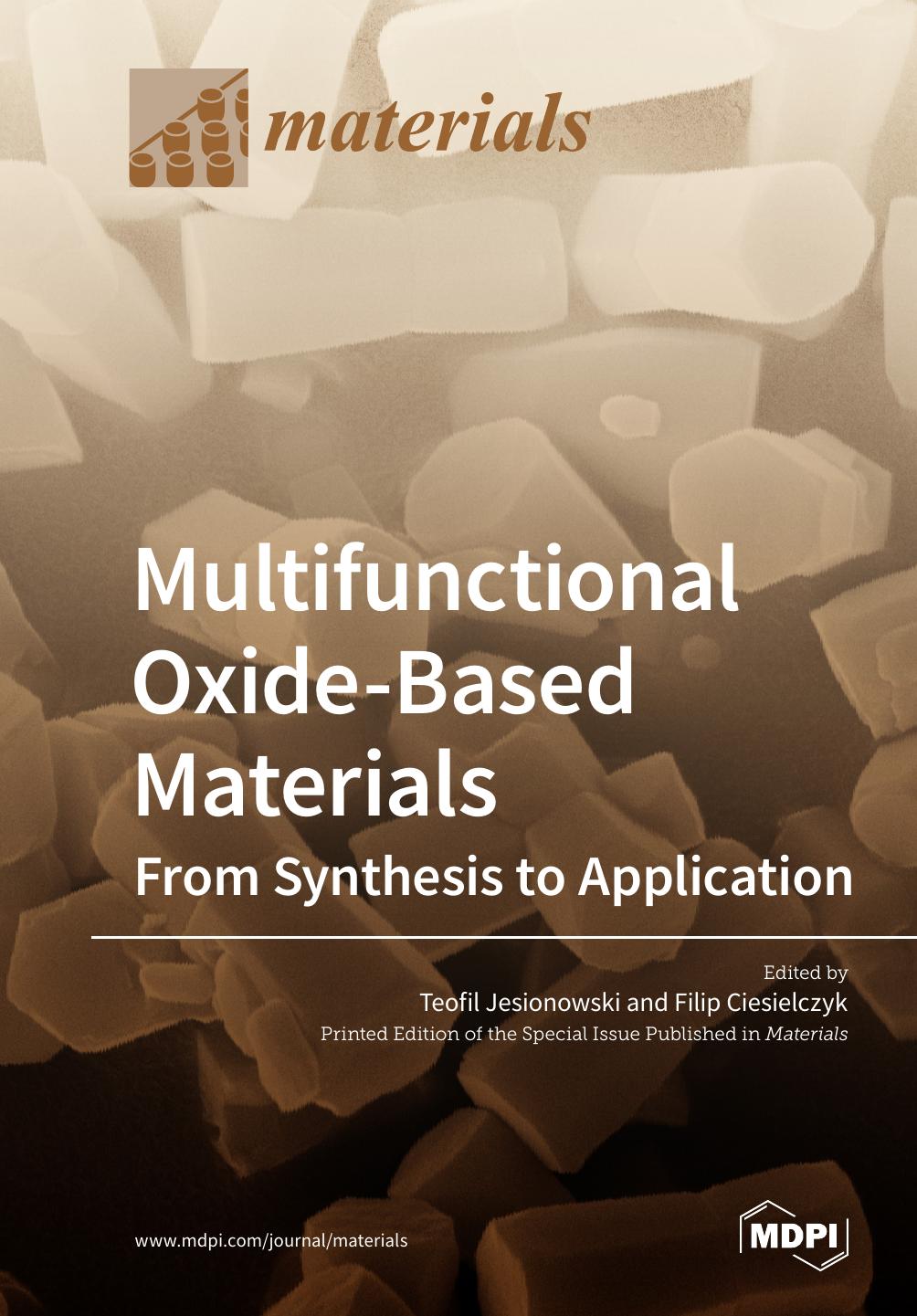 Multifunctional Oxidebased Materials From Synthesis To Application Filip Ciesielczyk