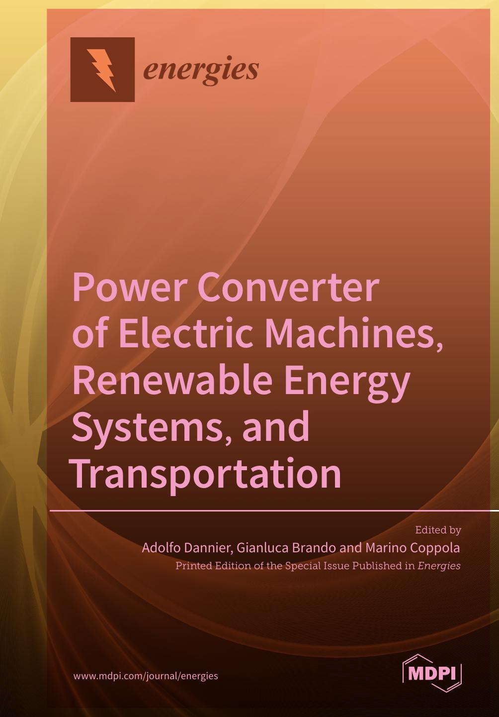 Power Converter Of Electric Machines Renewable Energy Systems And Transportation Adolfo Dannier