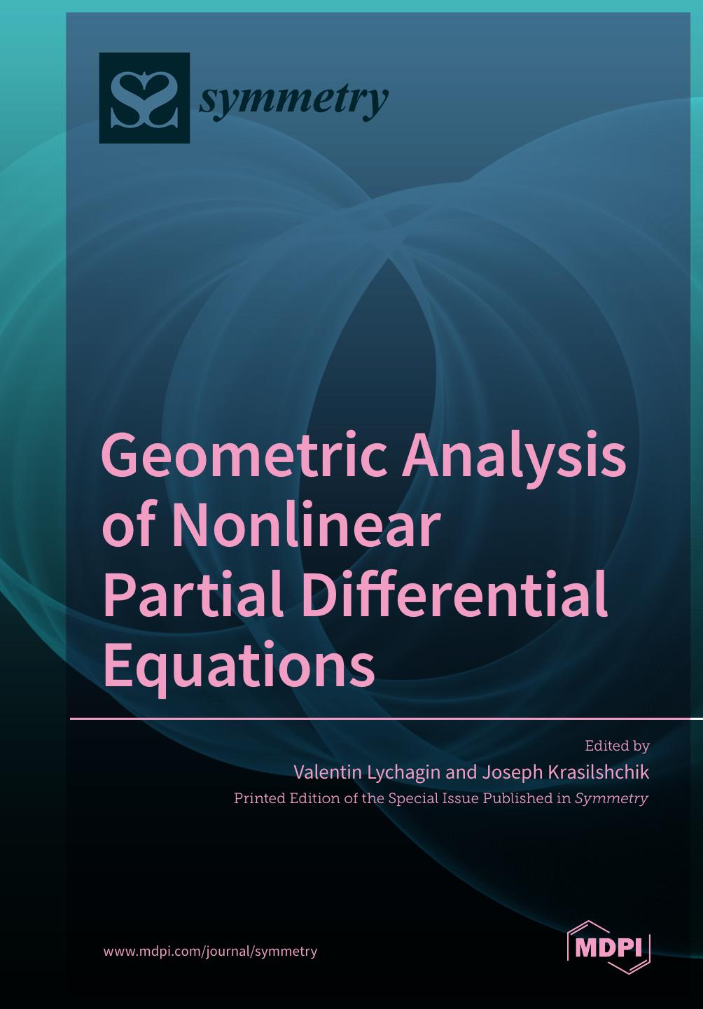 Geometric Analysis Of Nonlinear Partial Differential Equations Valentin Lychagin