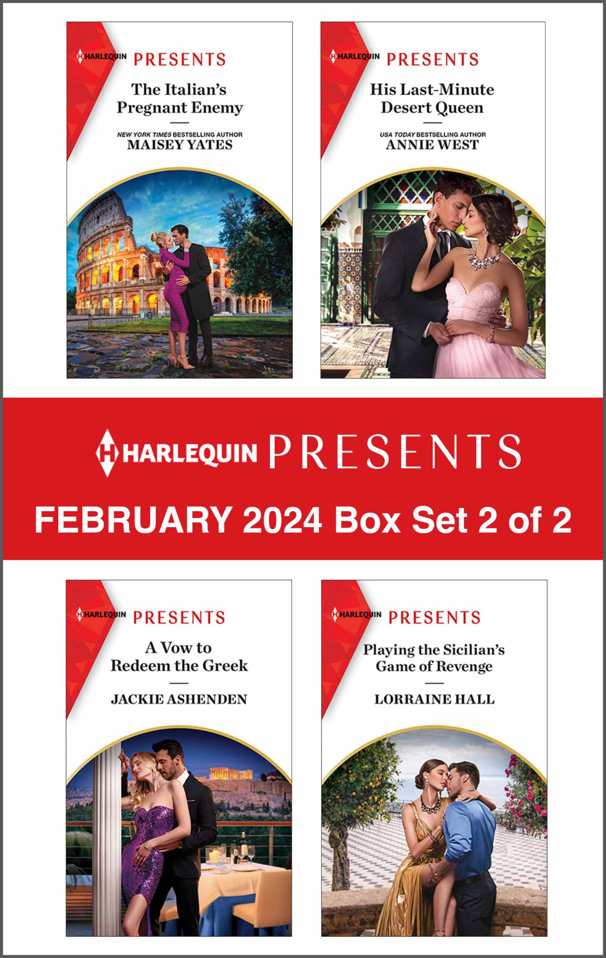 Harlequin Presents February 2024box Set 2 Of 2 Maisey Yates