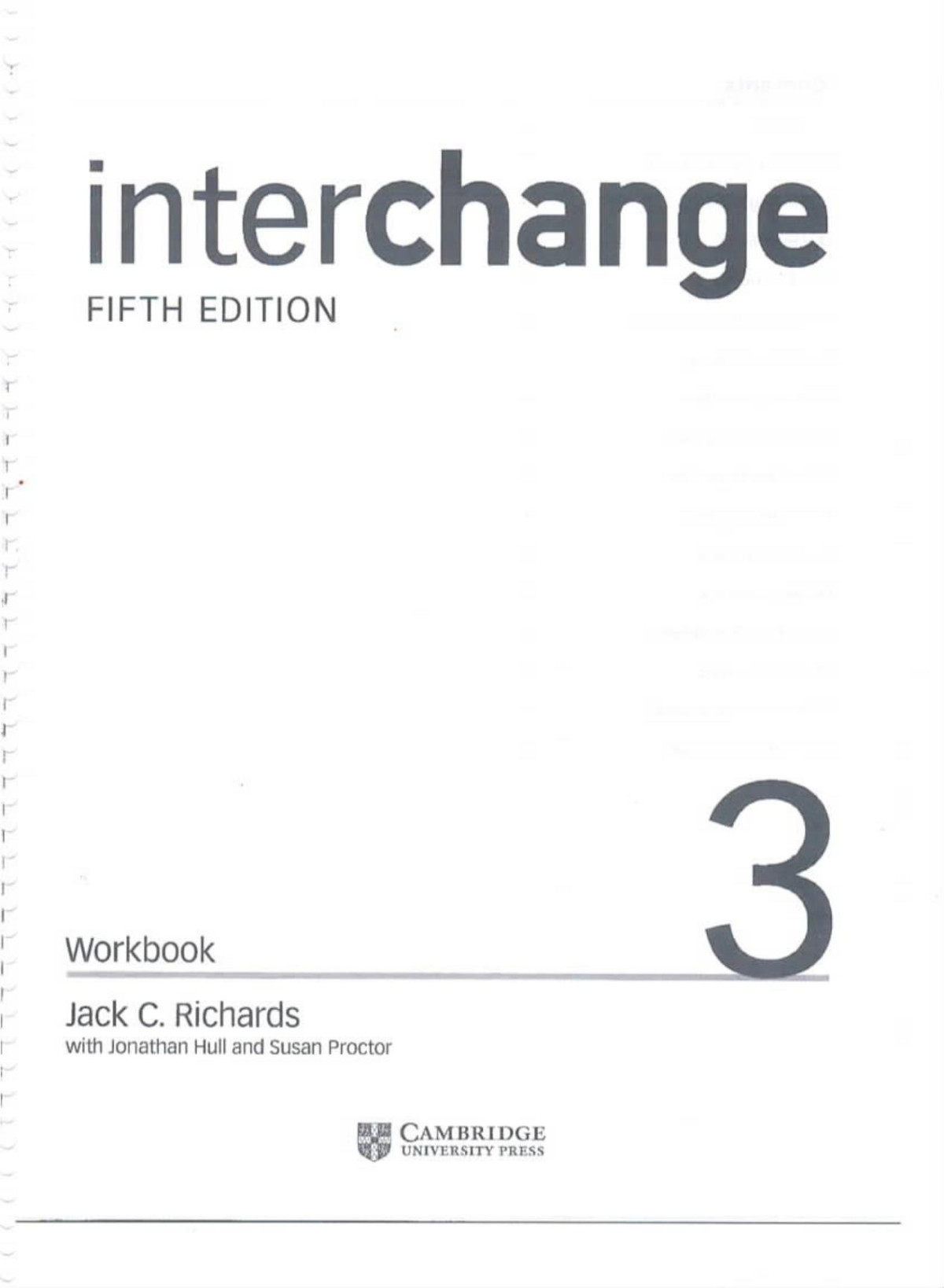 Interchange Level 3 Workbook 05 Edition 1 Cambridge