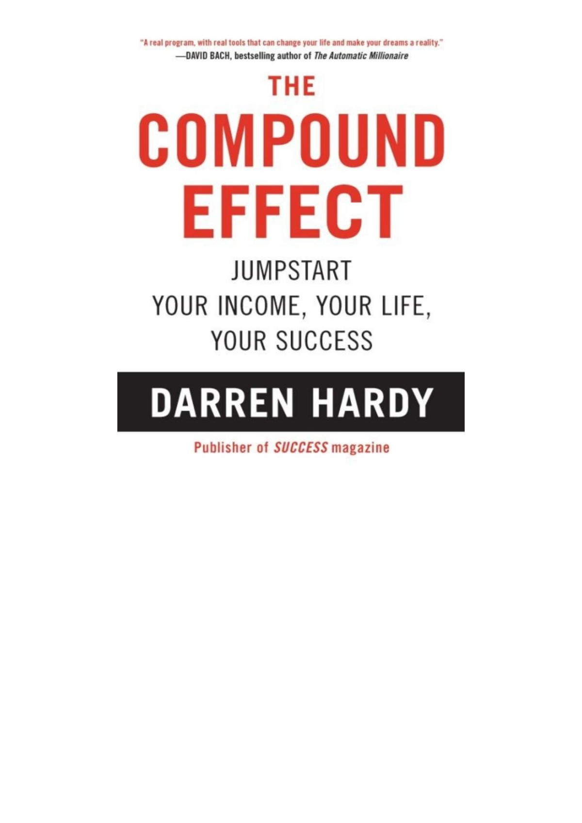 The Compound Effect Darren Hardy