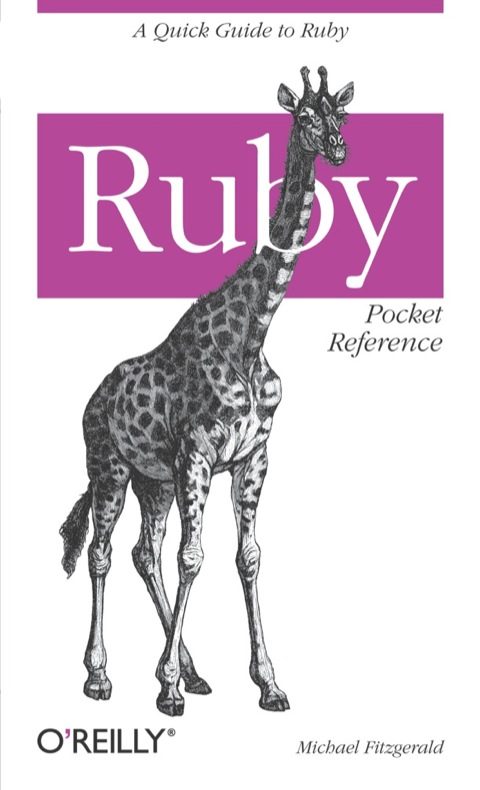 Ruby Pocket Reference Pocket Reference Oreilly 1st Edition Michael James Fitzgerald