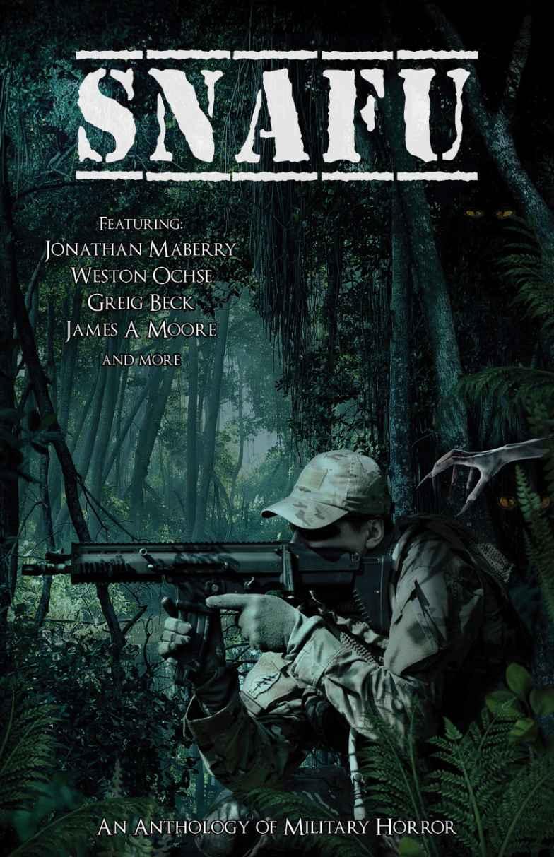 Snafu An Anthology Of Military Horror Jonathan Maberry Weston Ochse Greig Beck James A Moore Christine Morgan Curtis C Chen Wd Gagliani David Benton Tyson Mauermann