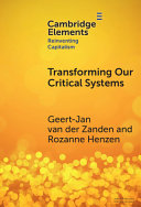 Transforming Our Critical Systems Gerardus Van Der Zanden Rozanne Henzen
