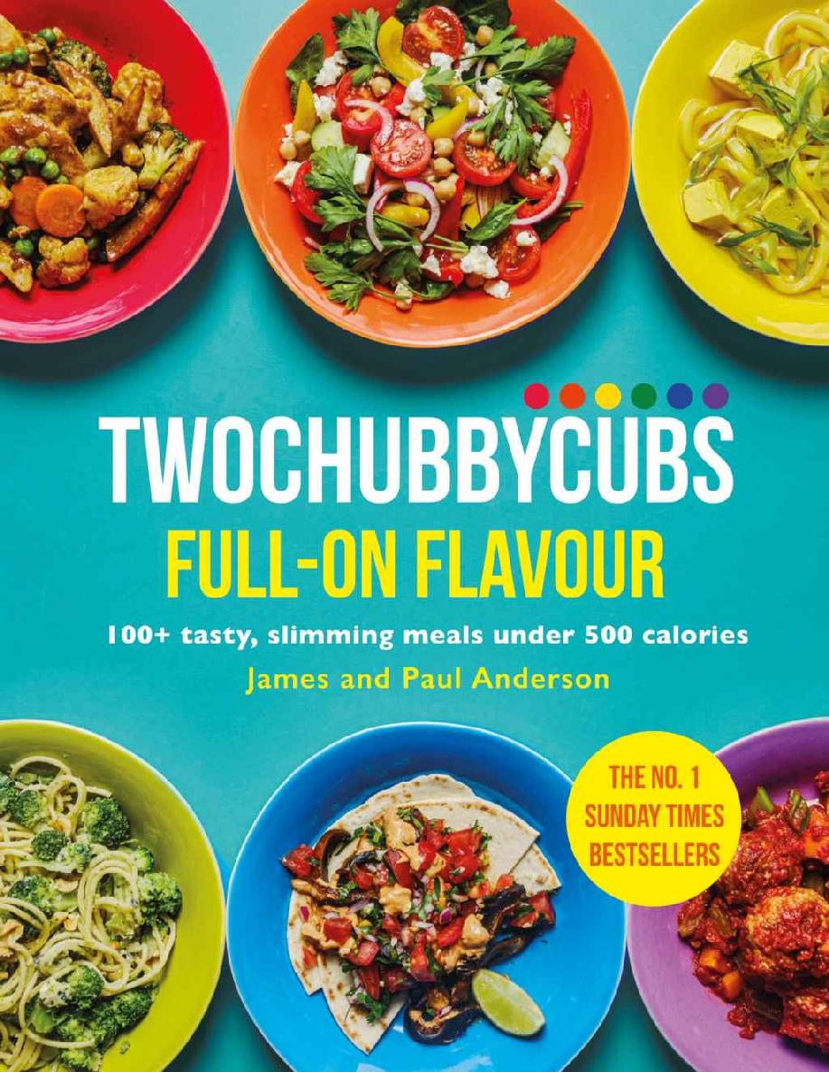Twochubbycubs Fullon Flavour 100 Tasty Slimming Meals Under 500 Calories James Anderson