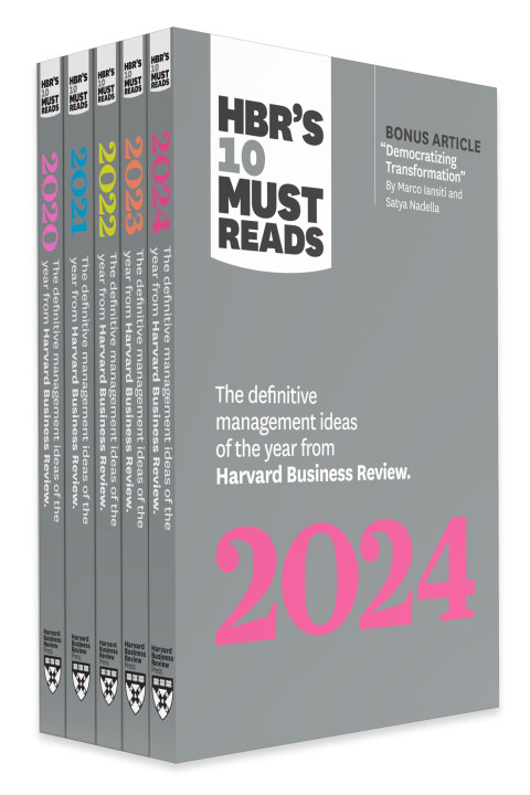 5 Years Of Must Reads From Hbr 2024 Edition 5 Books 1st Edition Harvard Business Review