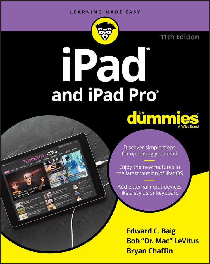 Ipad And Ipad Pro For Dummies Edward C Baig Bob Levitus Bryan Chaffin