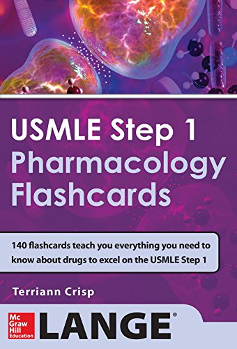 Usmle Step 1 Pharmacology Review Flash Cards Nov 13 2014007179963xmcgrawhill 1st Edition Crisp
