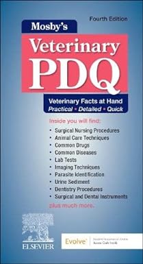 Mosbys Veterinary Pdq 4th Edition 4th Edition Kristin Holtgrewbohling