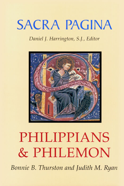 Sacra Pagina Philippians And Philemon Bonnie Beattie Thurston Judith Ryan