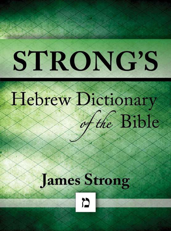 Strongs Hebrew Dictionary Of The Bible Strongs Dictionary Strong