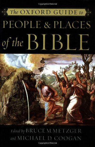 The Oxford Guide To People Places Of The Bible Michael David Coogan