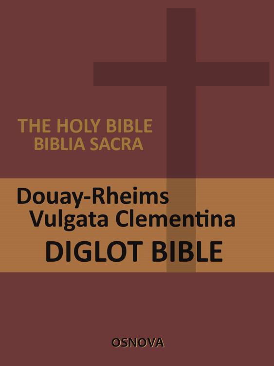 Catholic Englishlatin Diglot Bible Douayrheims And Vulgate God Inspired