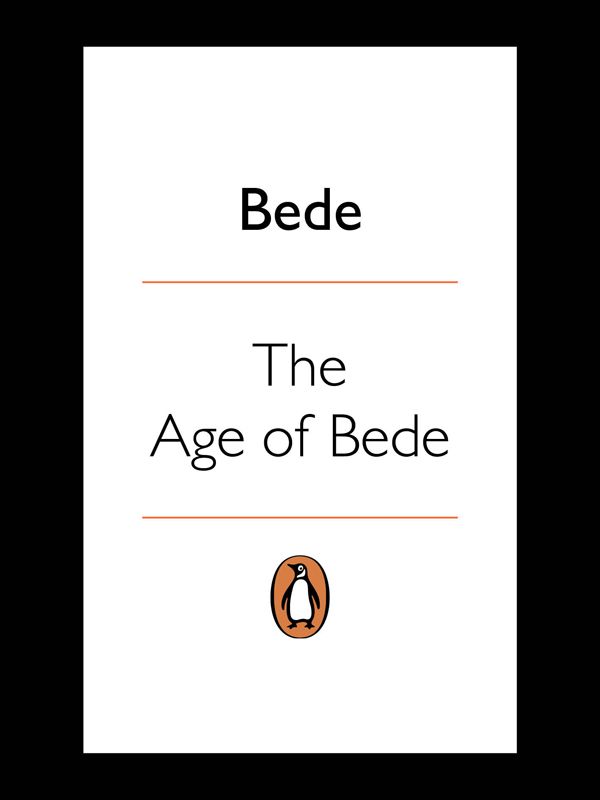 The Age Of Bede Penguin Classics Bede