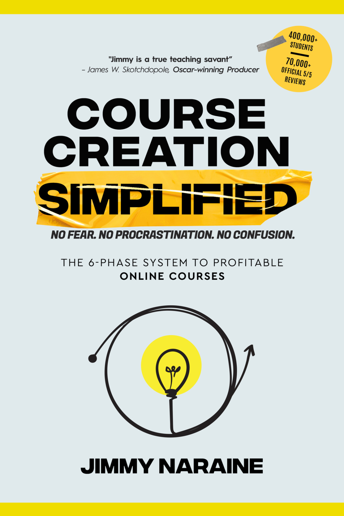 Course Creation Simplified The 6phase System To Profitable Online Courses Jimmy Naraine