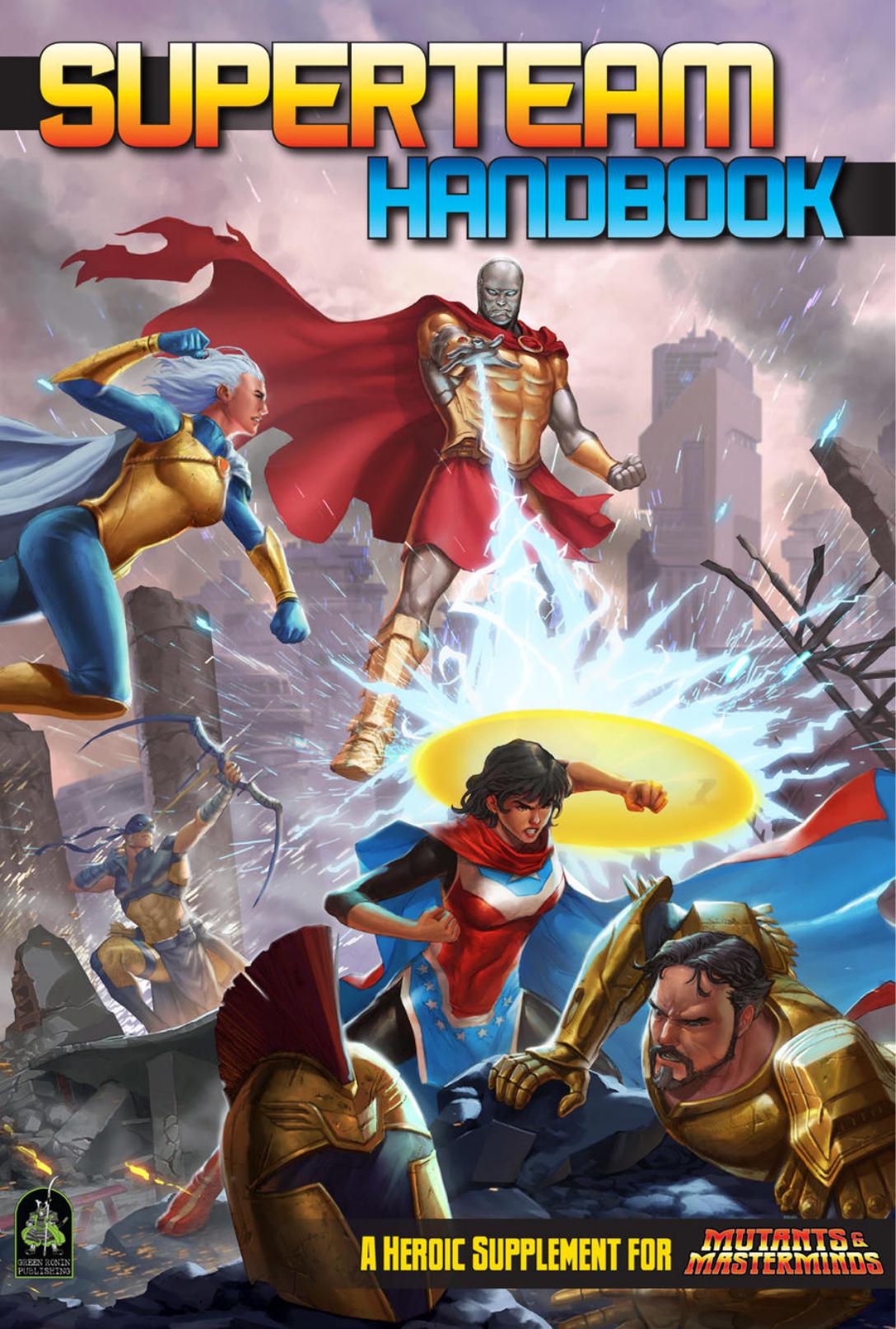 Super Team Handbook 3rd Edition Jennifer Dk Crystal Frasier Steve Kenson